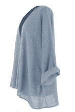 Load image into Gallery viewer, One Button Linen Cardigan
