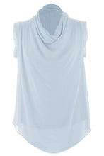 Load image into Gallery viewer, Sleeveless Cowl Neck Silk Top
