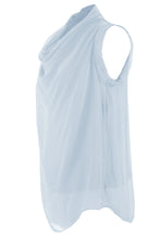Load image into Gallery viewer, Sleeveless Cowl Neck Silk Top
