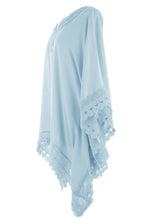 Load image into Gallery viewer, Crochet Trim Kaftan Top
