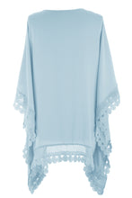 Load image into Gallery viewer, Crochet Trim Kaftan Top
