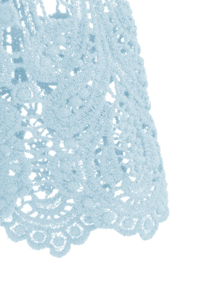 Tie Front Crochet Cardigan