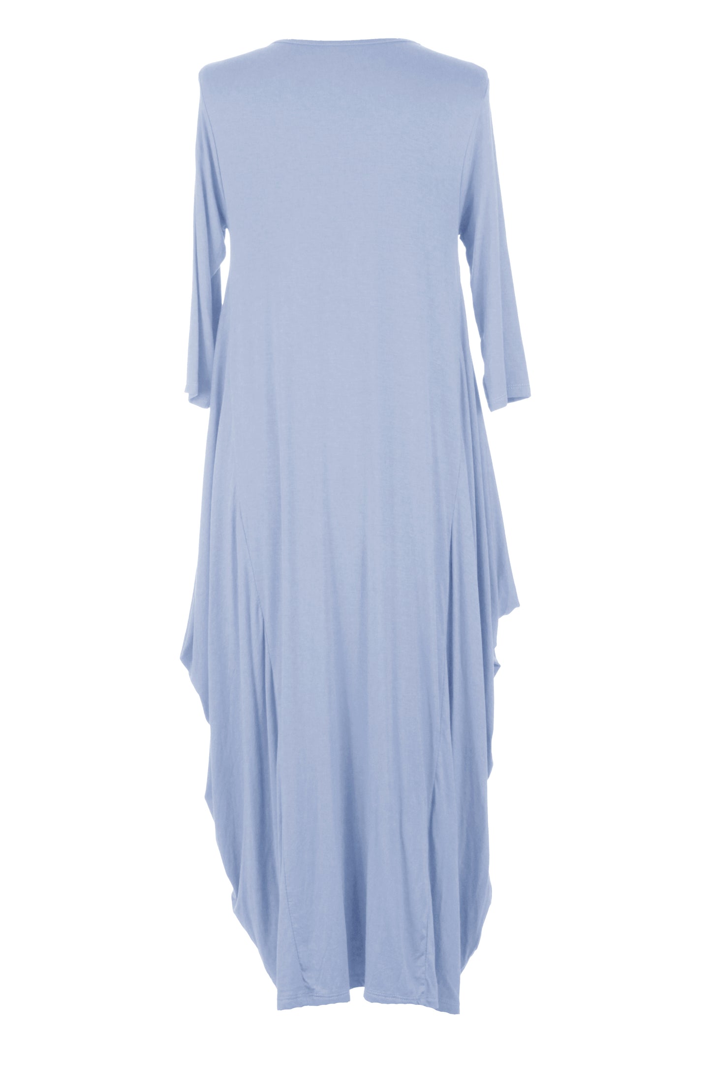 3/4 Sleeve Draped Dress