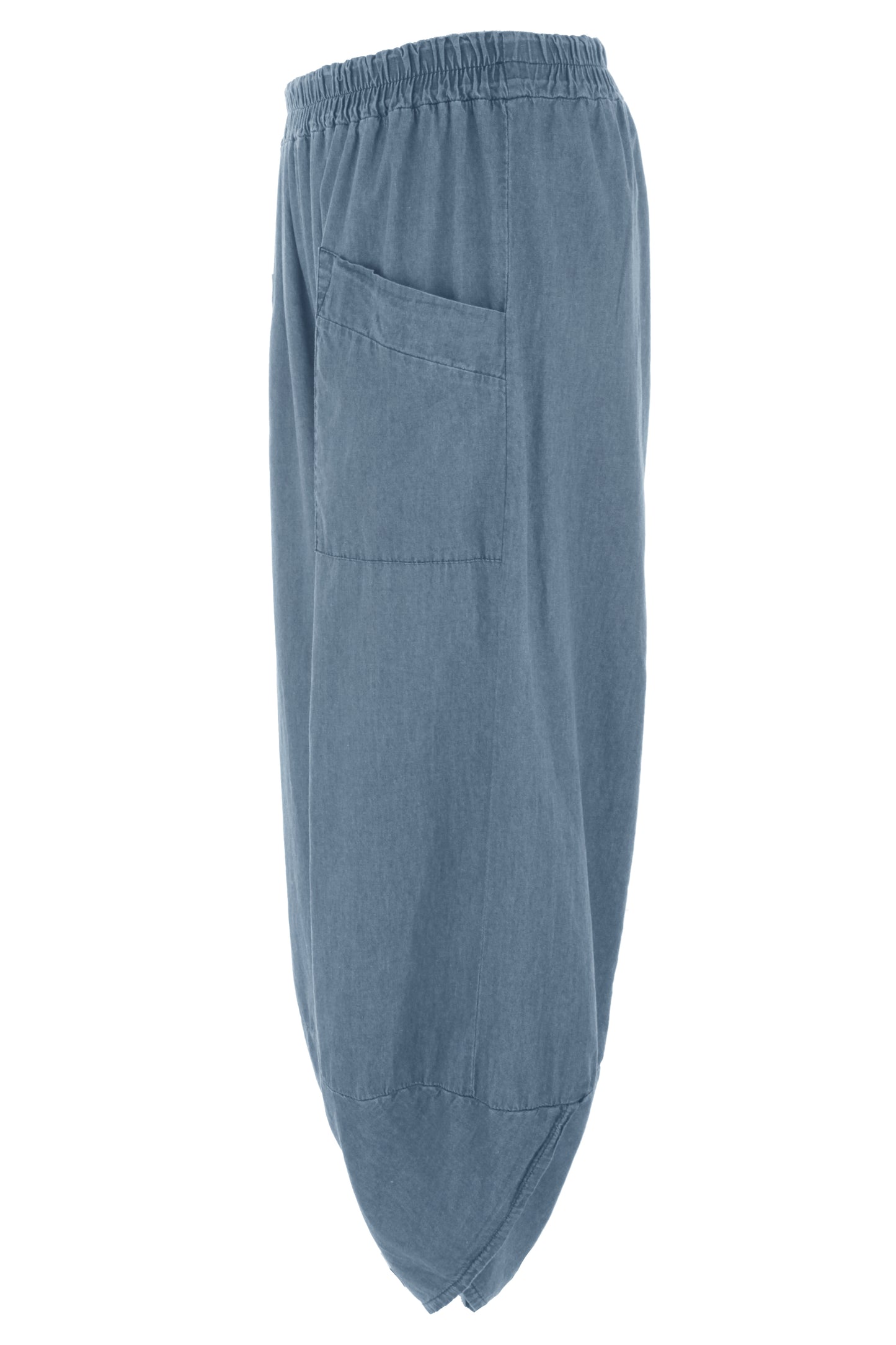 Barrel Leg Denim Trouser
