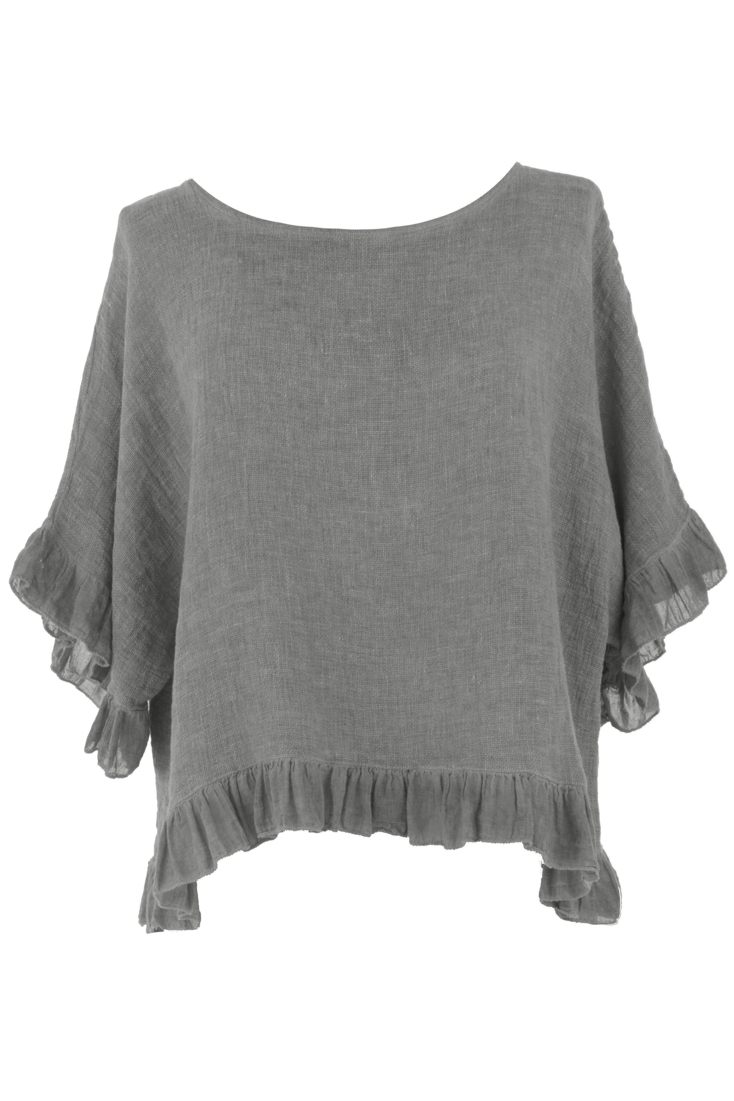 Frill Hem Teabag Top