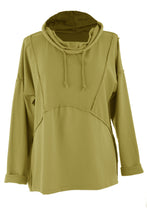 Load image into Gallery viewer, Seam Detail Jersey Hooded Top
