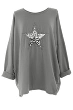 Load image into Gallery viewer, Sequin Star Sweatshirt
