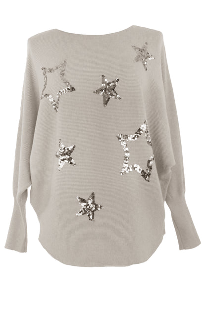 Sequin Multi Star Jumper
