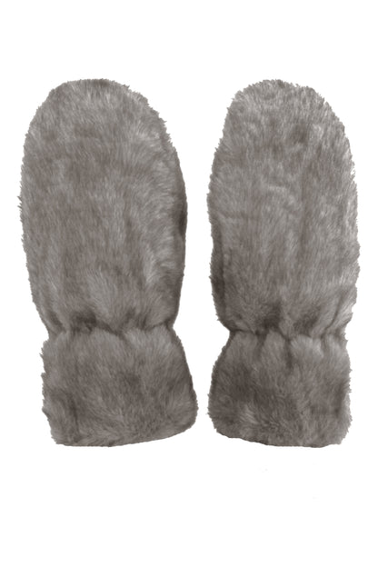Faux Fur Mittens