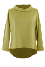 Load image into Gallery viewer, Cowl Neck Jersey Top
