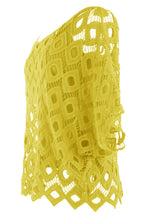 Load image into Gallery viewer, Diamond Crochet Top with Vest
