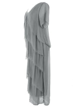 Load image into Gallery viewer, Sequin V Neck Rara Silk Maxi
