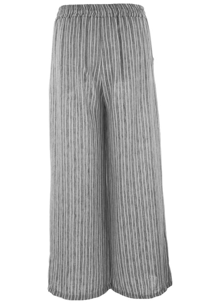 Button Detail Pocket Stripe Trouser