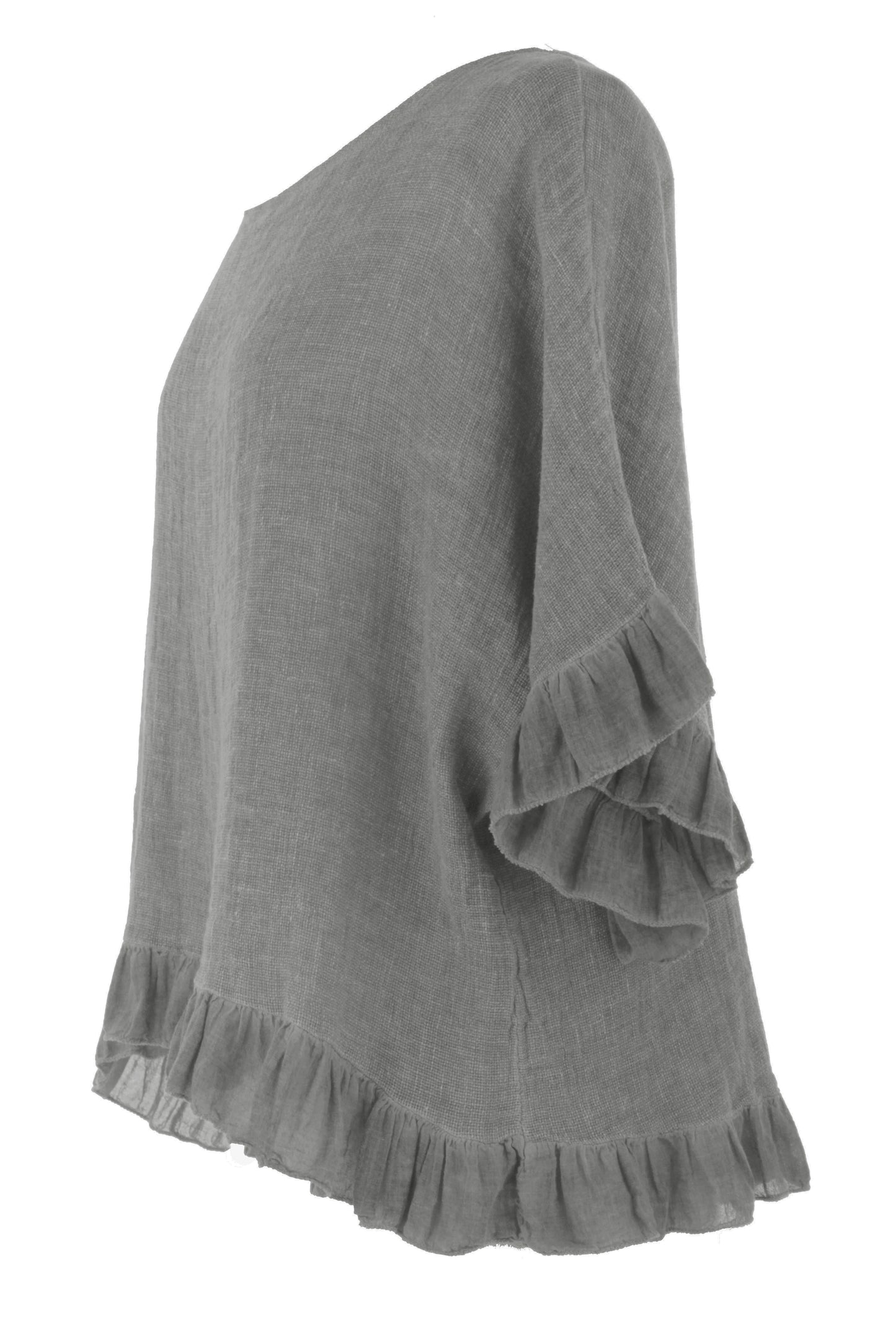 Frill Hem Teabag Top