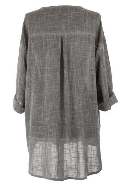 Button Detail Cotton Top