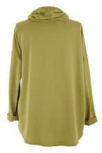 Load image into Gallery viewer, Seam Detail Jersey Hooded Top
