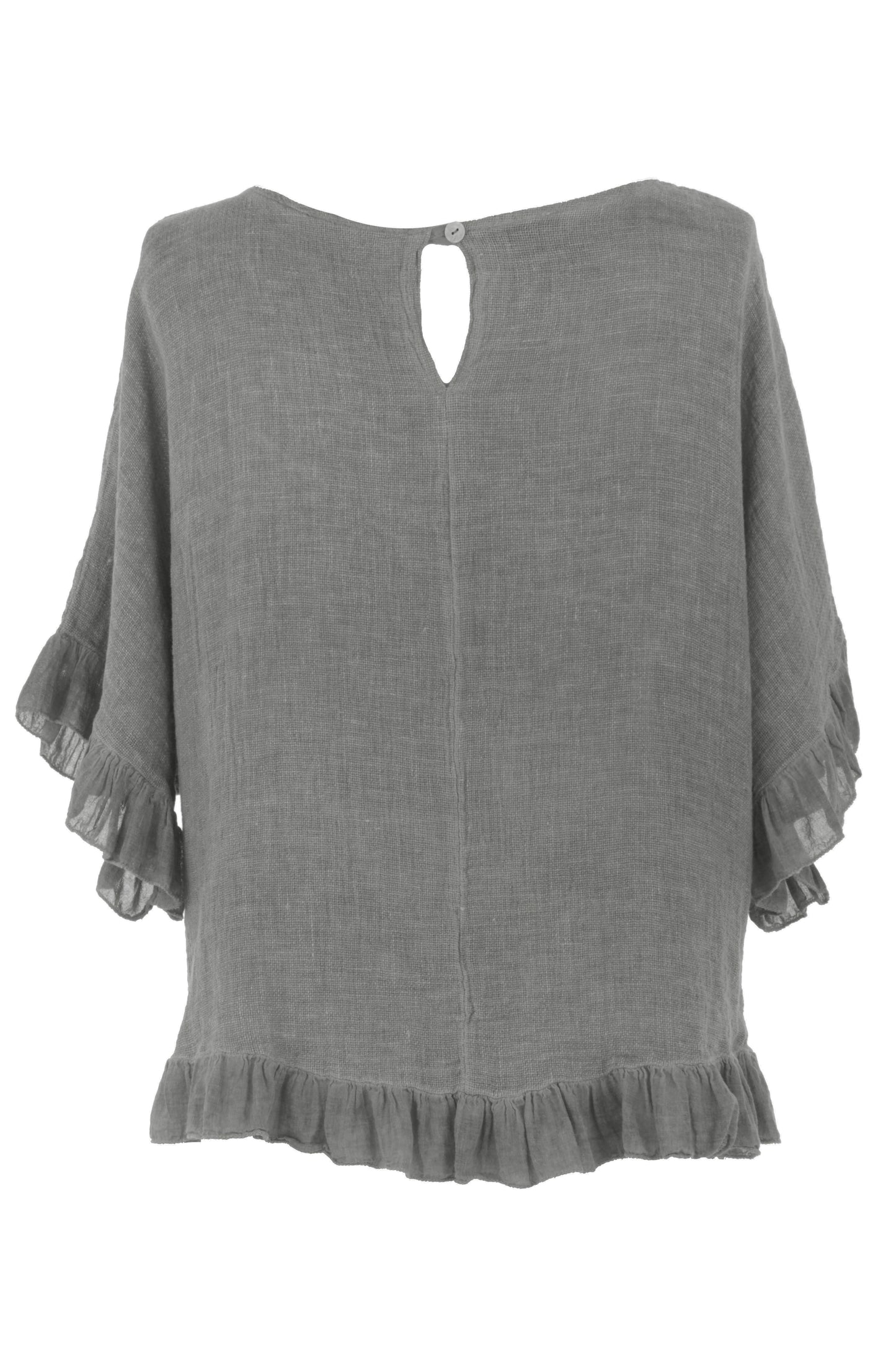 Frill Hem Teabag Top