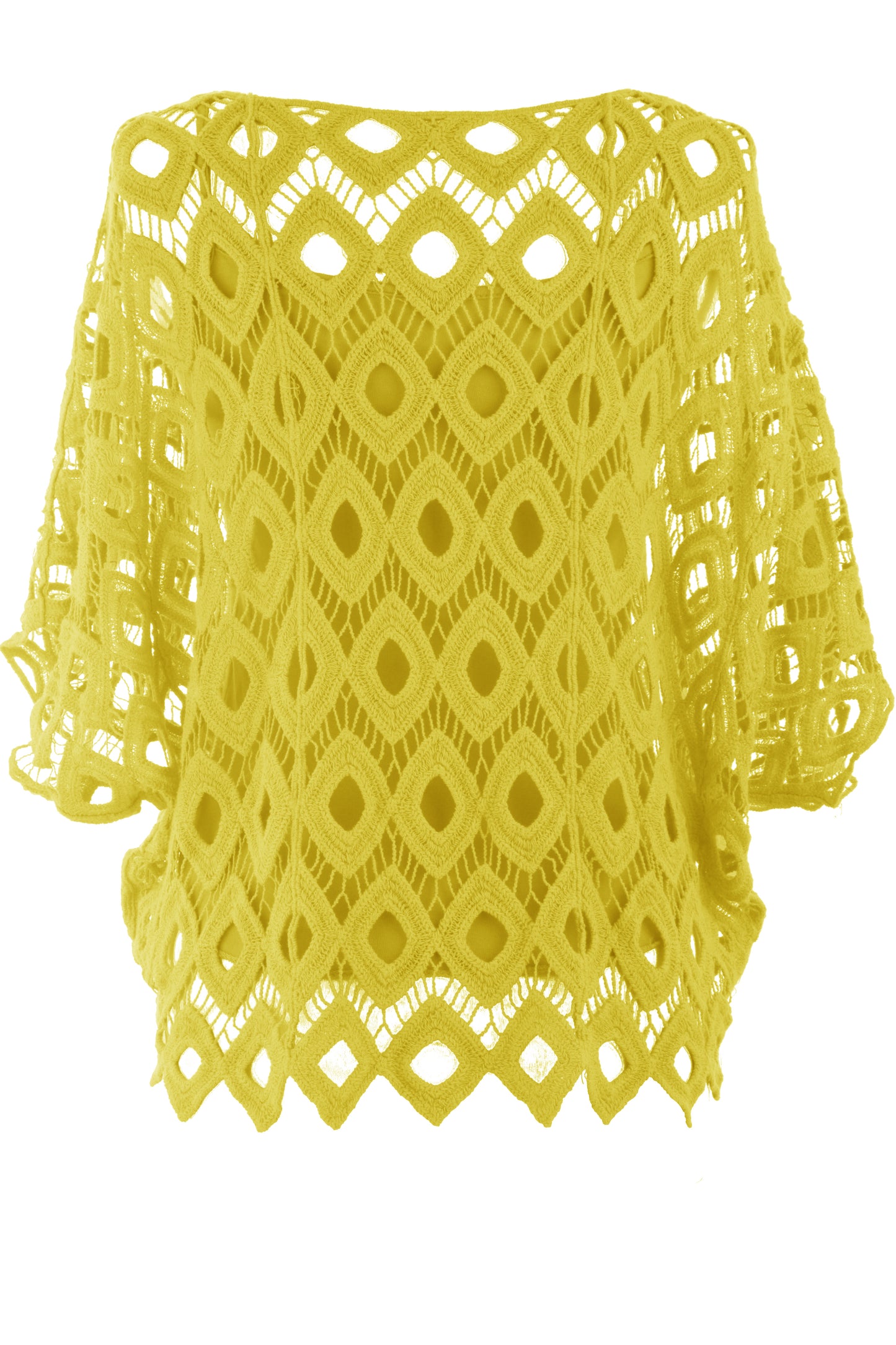 Diamond Crochet Top with Vest