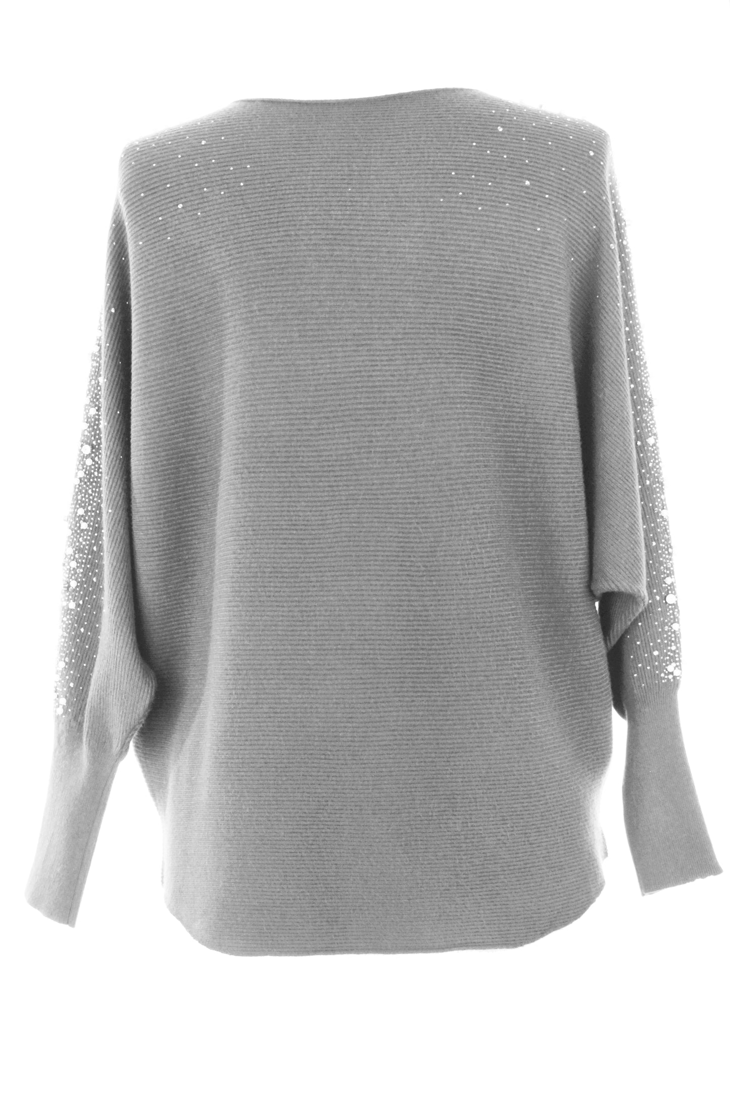 Pearl Diamante Sleeve Jumper