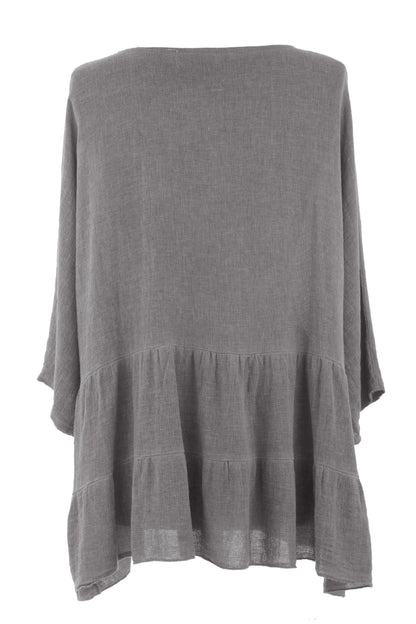 Tiered Teabag Linen Top