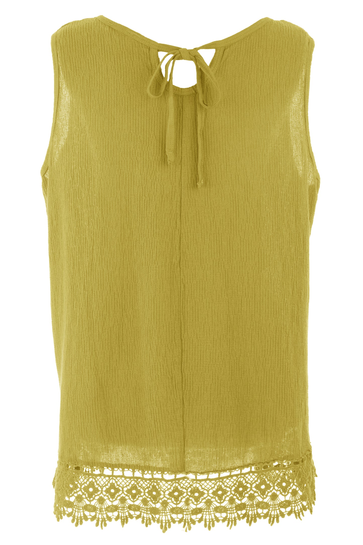 Crochet Trim Teabag Cotton Top