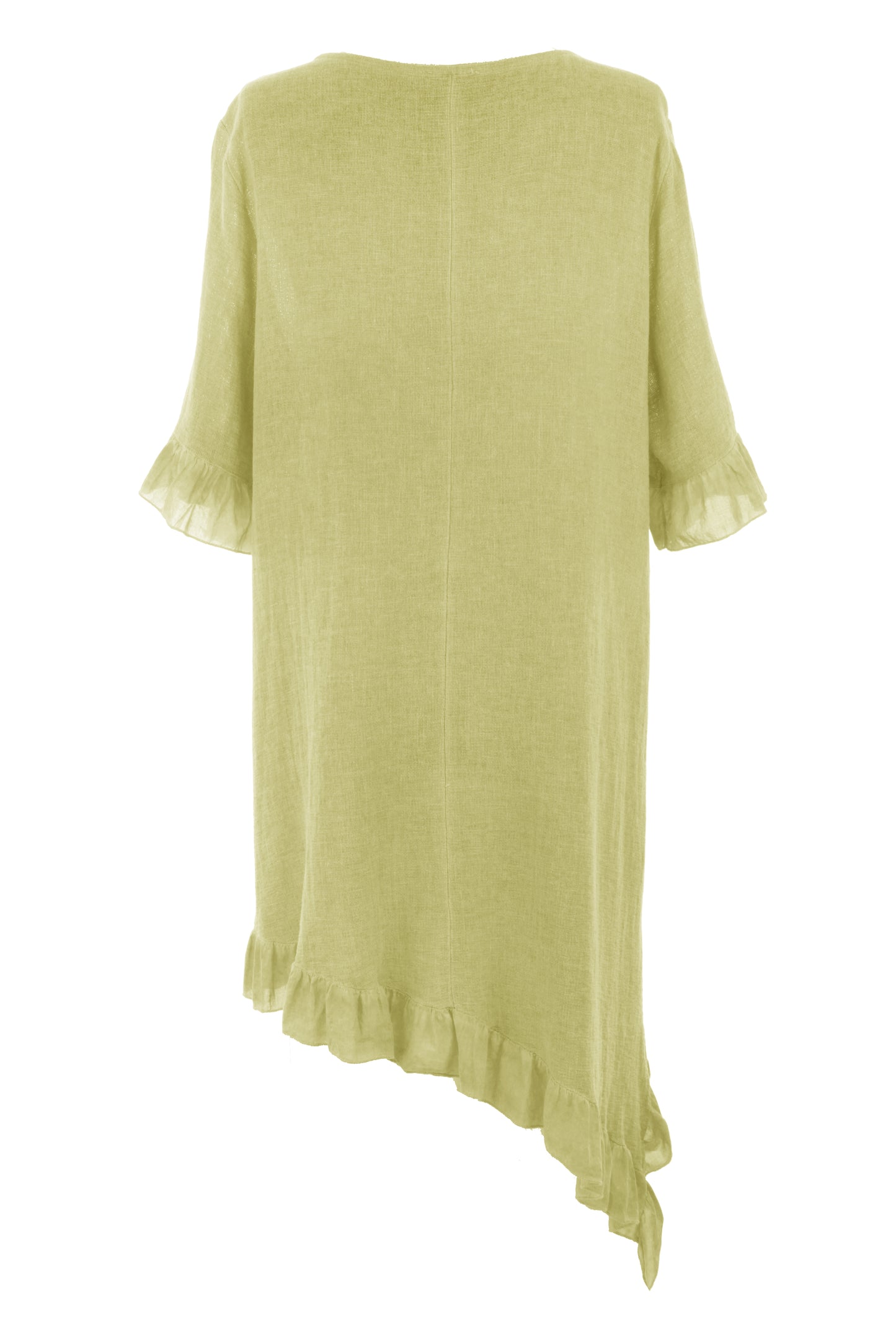 Diagonal Hem Teabag Dress