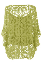 Load image into Gallery viewer, Flower Pattern Crochet Top with Vest
