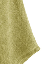 Load image into Gallery viewer, V Cutout Hem Linen Teabag Top
