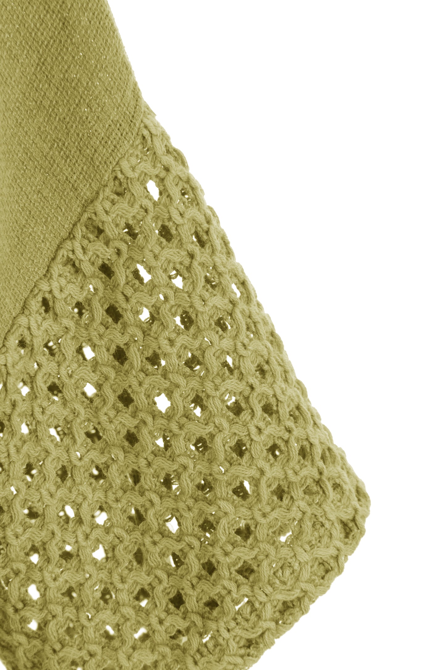 2 Pocket Crochet Detail Teabag Top