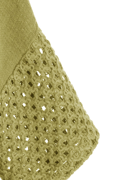2 Pocket Crochet Detail Teabag Top