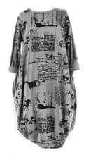 Load image into Gallery viewer, Flocking Script Midi Dress
