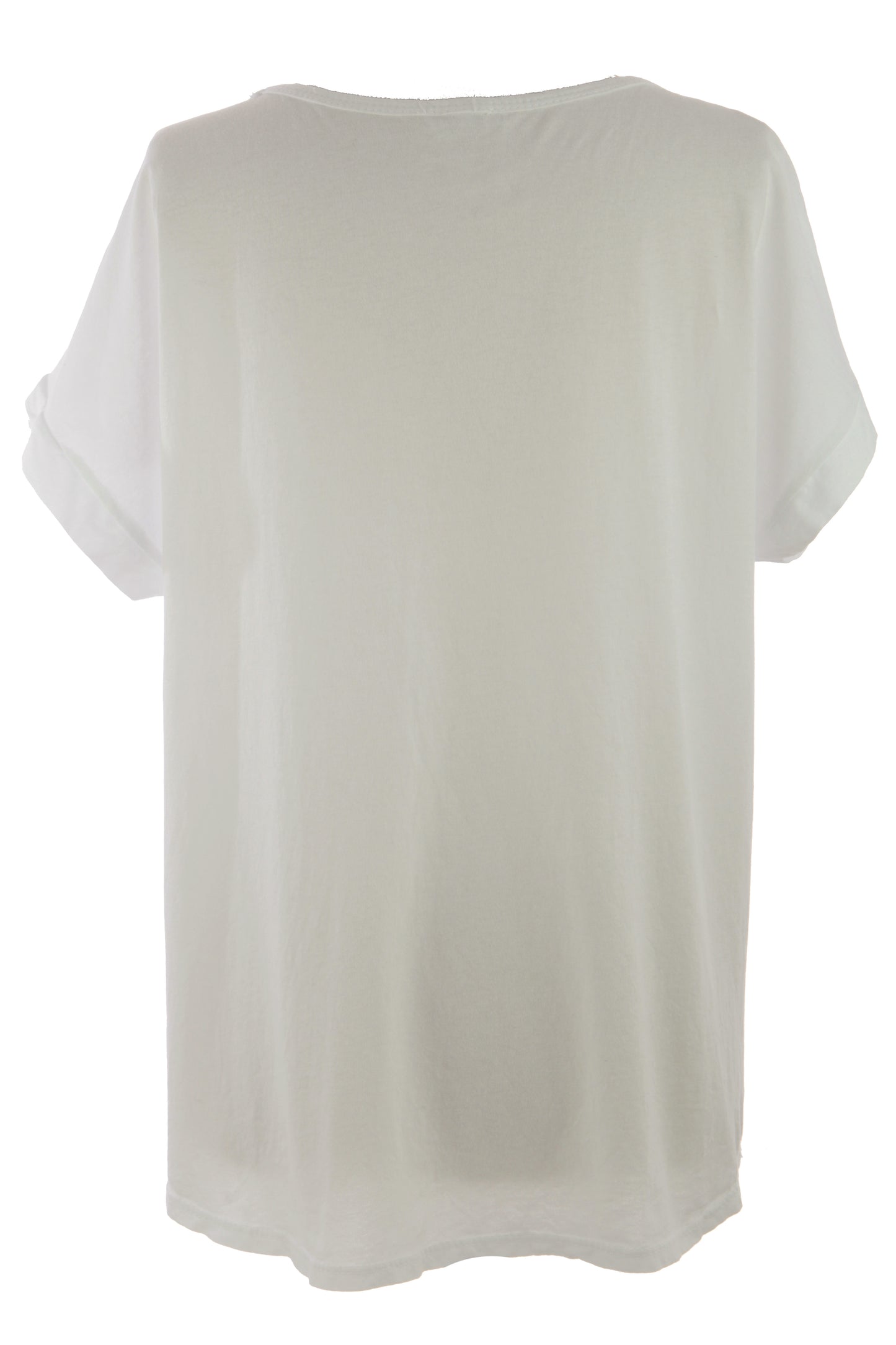 Foil Flower Linen Top