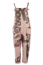 Load image into Gallery viewer, Abstract Print Dungaree
