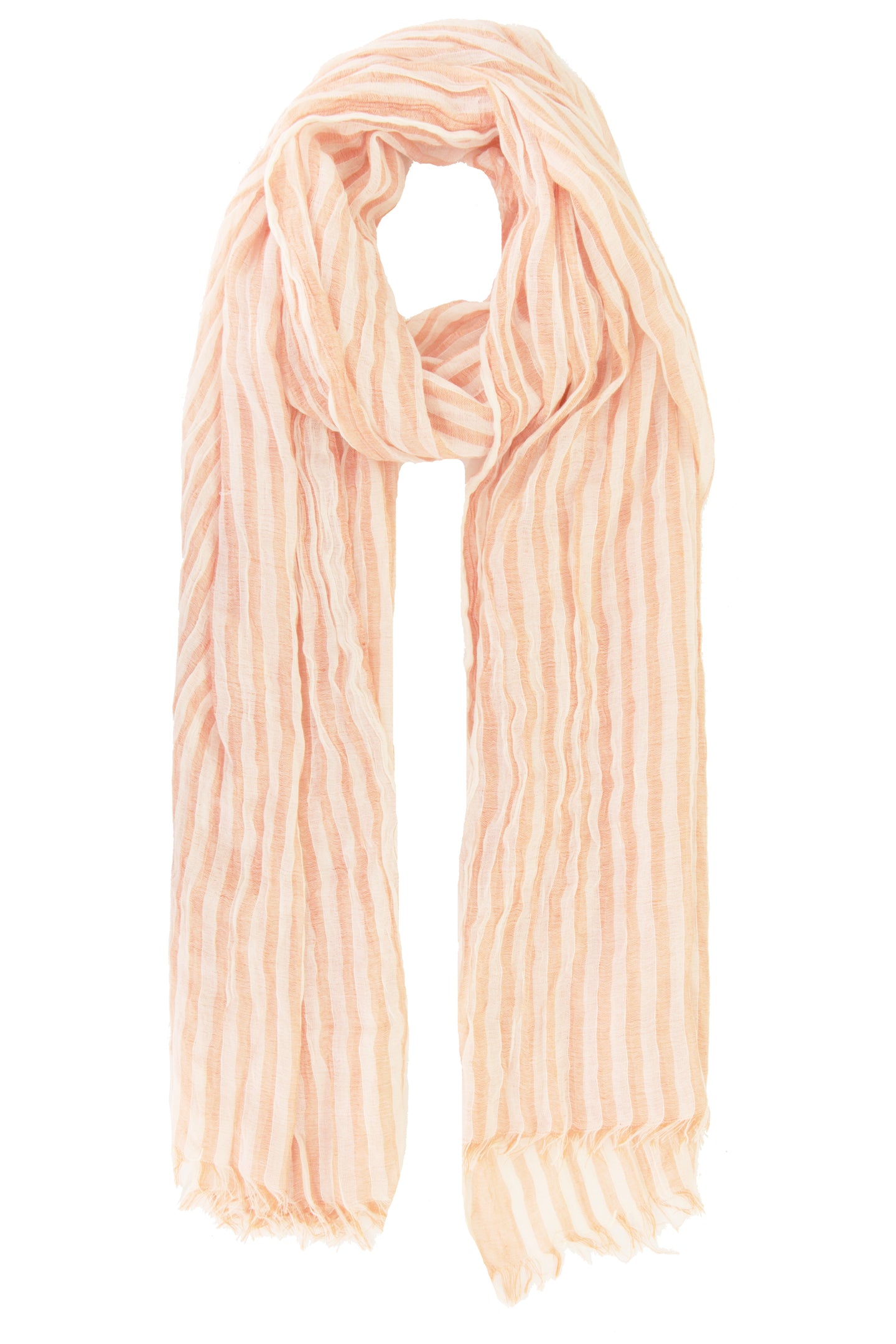 Stripe Crinkle Scarf