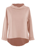 Load image into Gallery viewer, Cowl Neck Jersey Top
