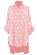 Load image into Gallery viewer, Polka Dot Cotton Shirt
