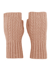 Load image into Gallery viewer, Fingerless Cashmere Knit Gloves
