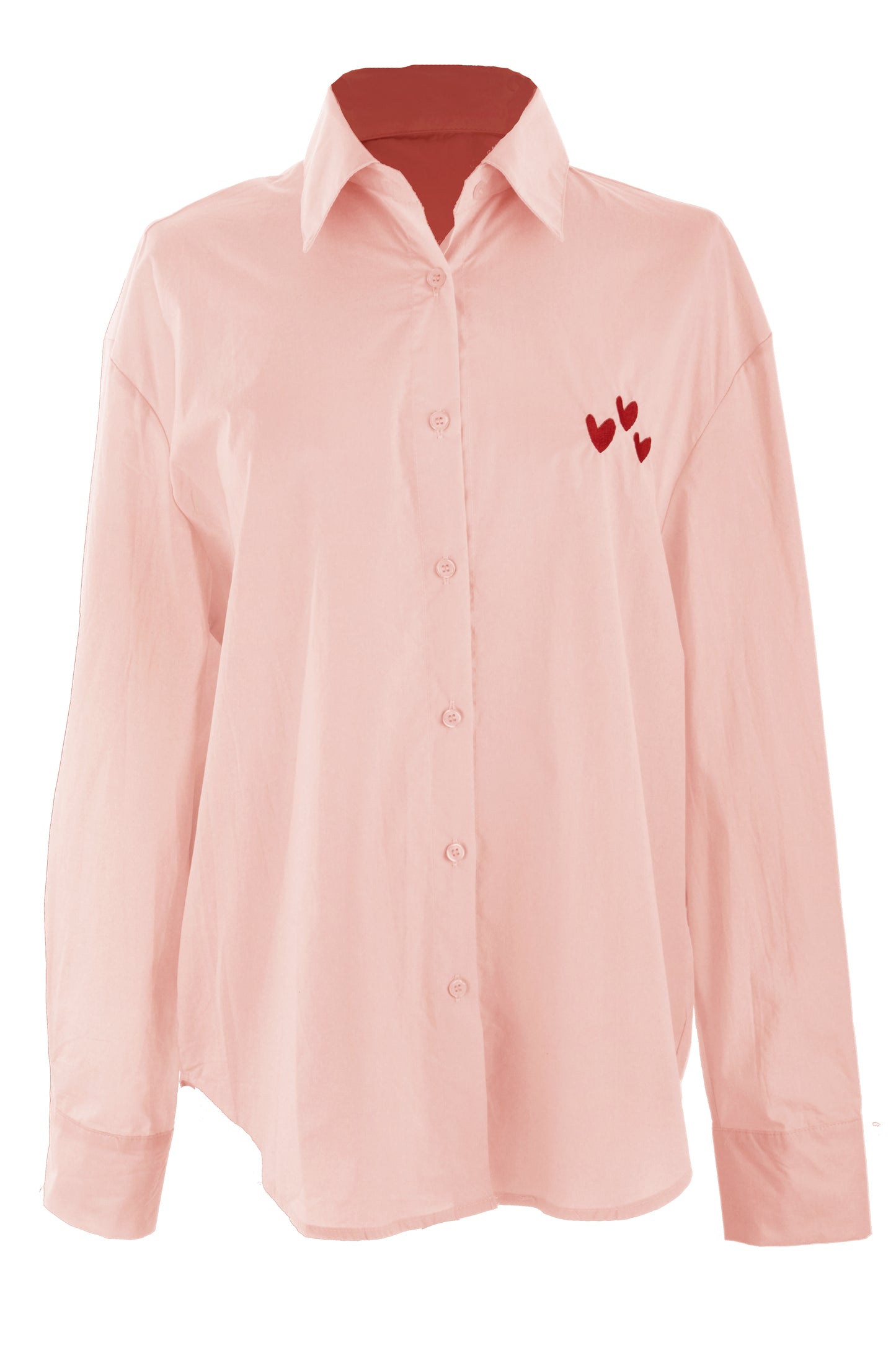 Heart Embroidery Shirt