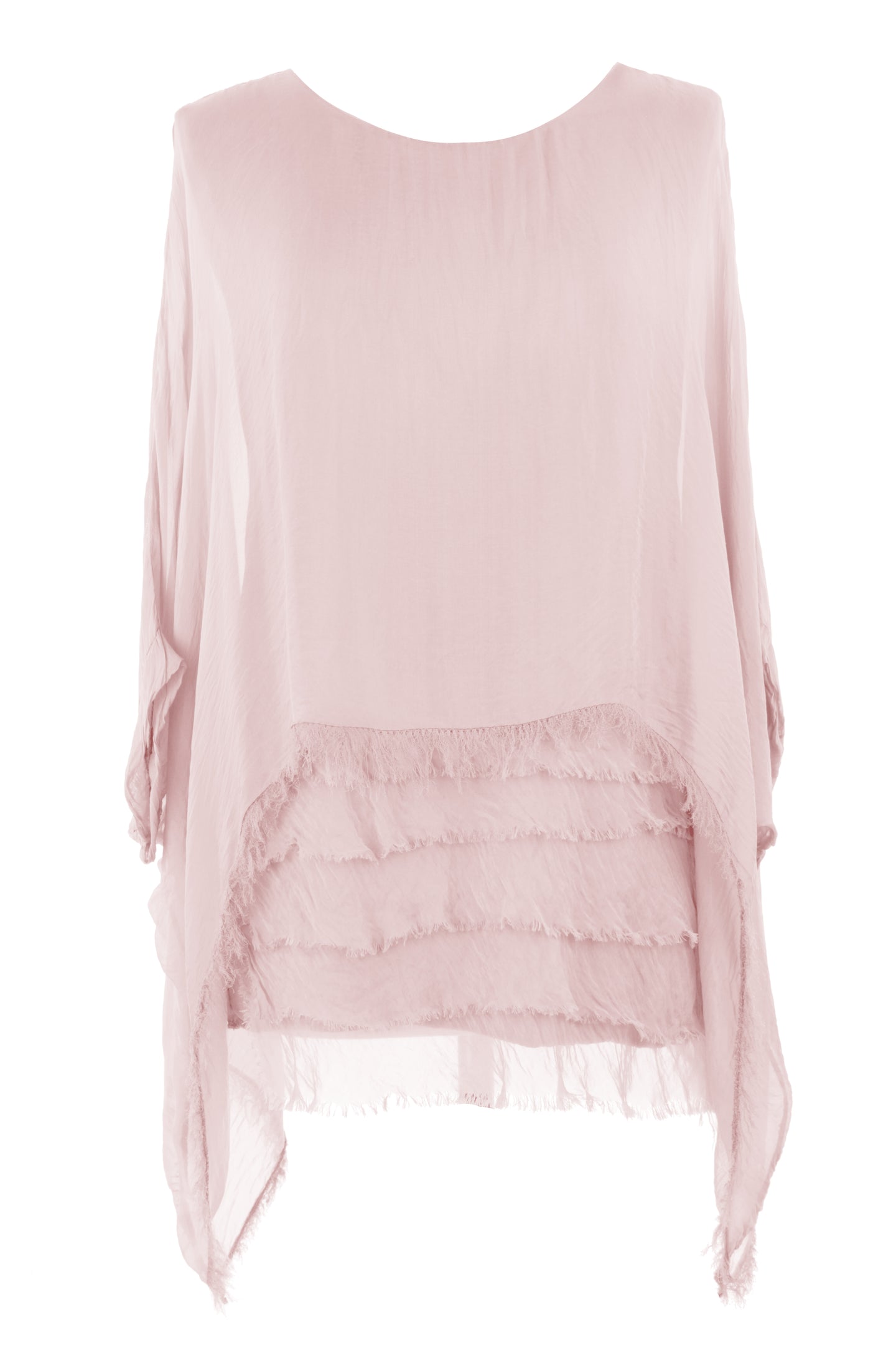 Double Layer Rara Hem Silk Top
