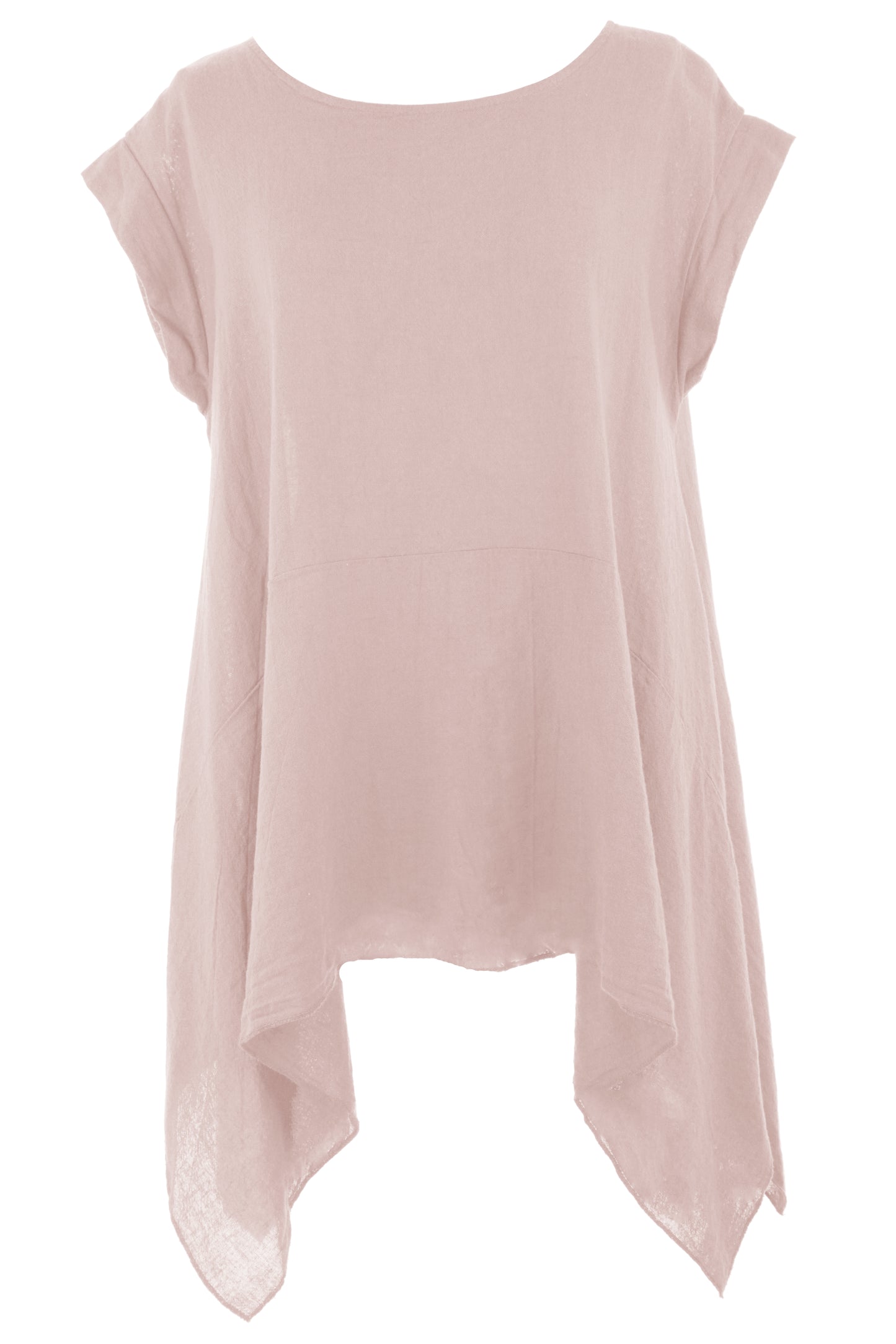 Hanky Hem Linen Top