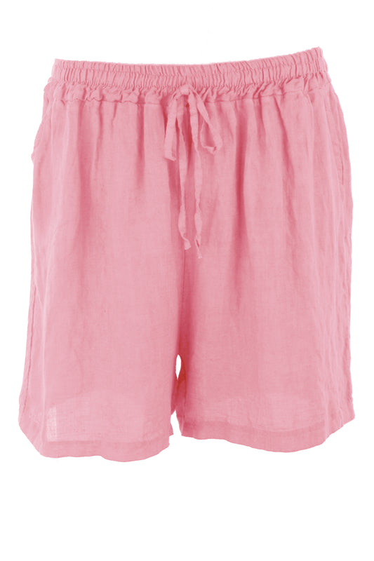 2 Pocket Linen Shorts
