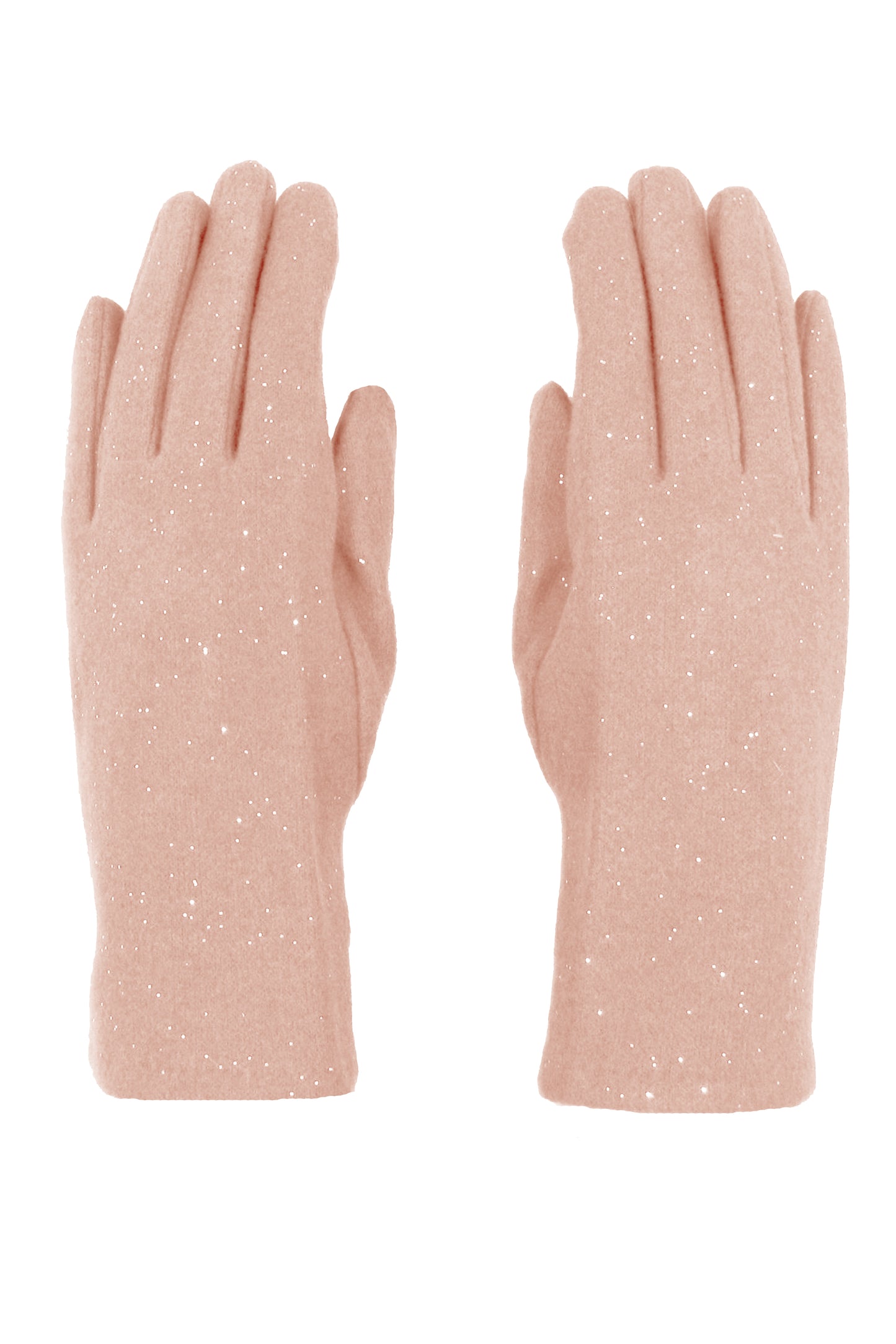 Glitter Detail Cashmere Fleece Gloves