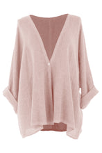 Load image into Gallery viewer, One Button Linen Cardigan
