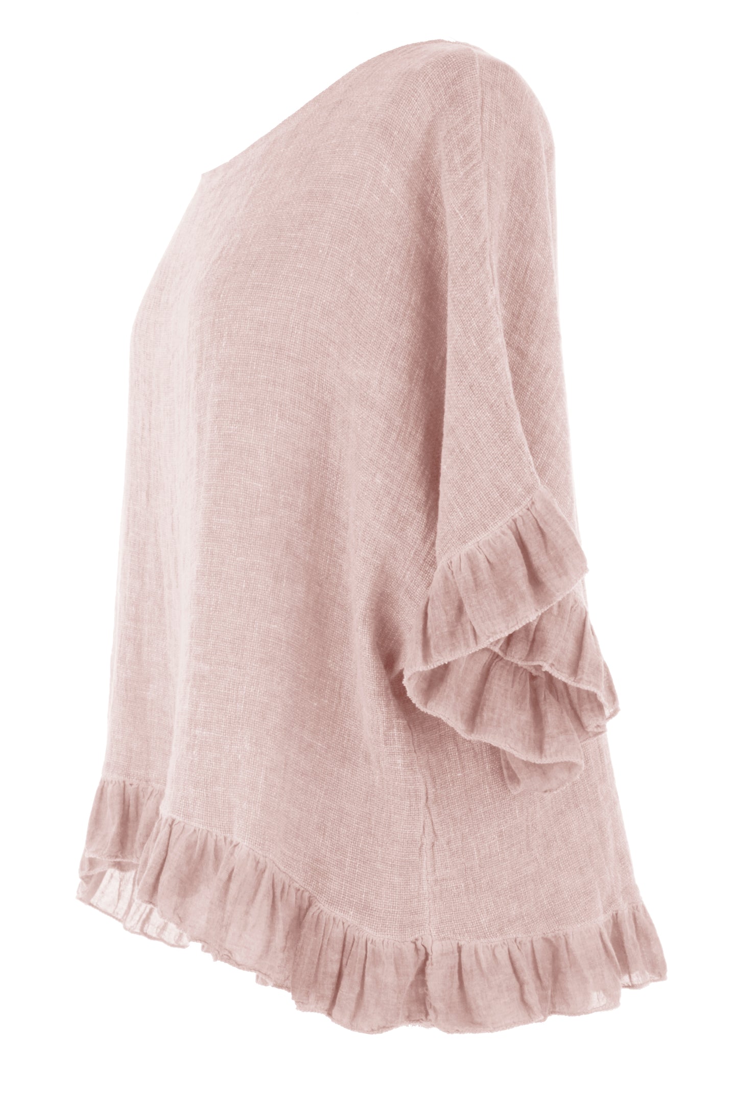 Frill Hem Teabag Top