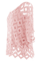 Load image into Gallery viewer, Diamond Crochet Top with Vest

