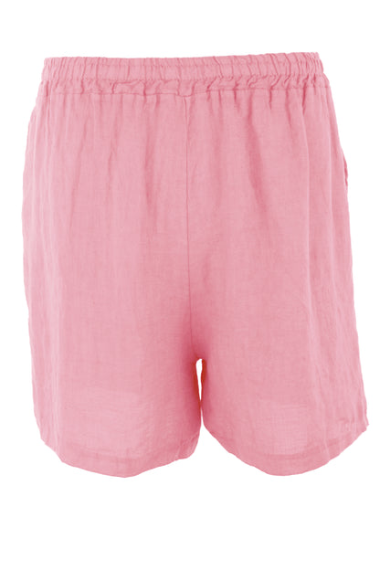 2 Pocket Linen Shorts