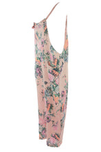 Load image into Gallery viewer, Floral Linen Dungaree
