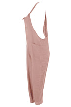 Load image into Gallery viewer, Tie Knot Linen Dungarees
