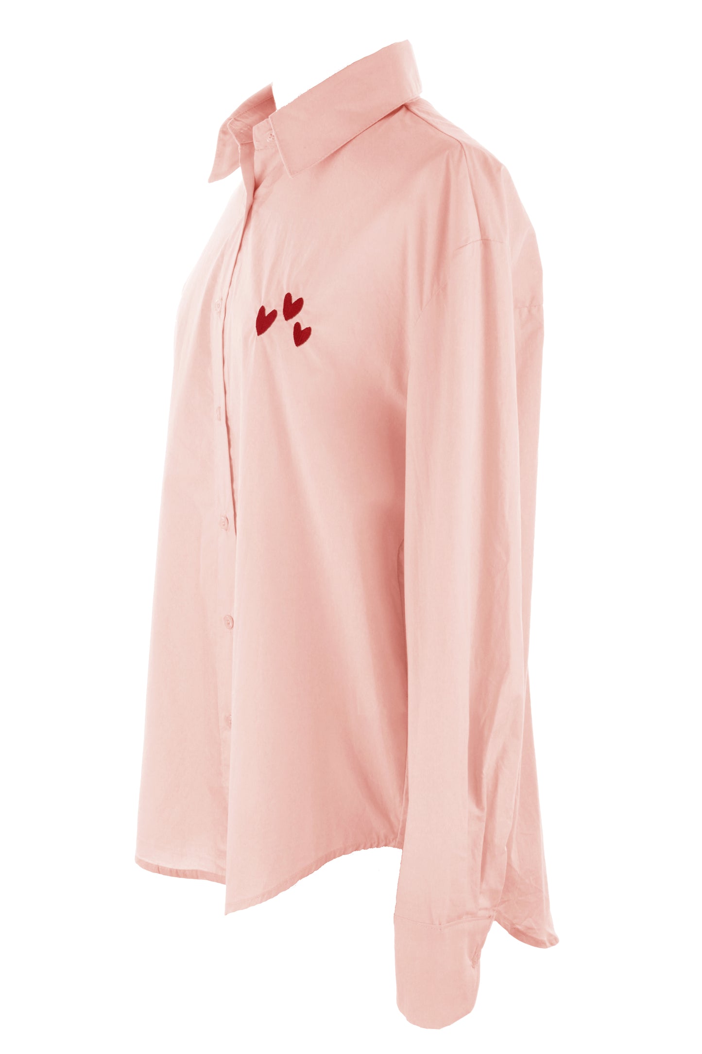 Heart Embroidery Shirt