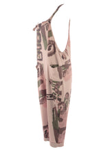 Load image into Gallery viewer, Abstract Print Dungaree
